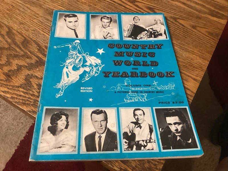 1964 Country Music World and Yearbook Salutes Stars of Country Music Johnny Cash