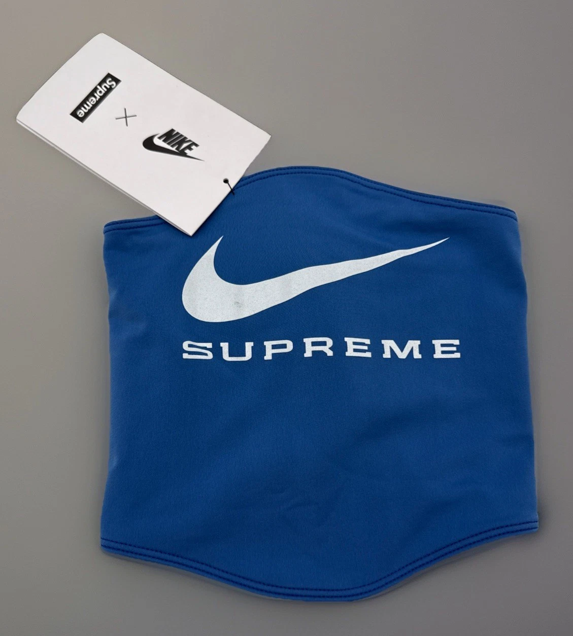 Supreme Nike Neck Warmer NEW blue SS21 100% authentic