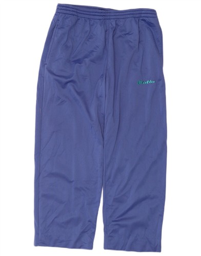 Lotto, Lotto Womens Tracksuit Trousers UK 16 Large Blue Polyester CG13