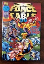 X-FORCE AND CABLE '96 ~ 1996 MARVEL ~ NEAR MINT MINUS ~ SHIPPED IN GEMINI MAILER