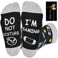 Funny Socks For Men Dad Teen Boys Gamer Gifts Husband Father Stocking Stuffer