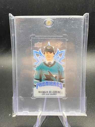 2024-25 Upper Deck Ice Macklin Celebrini Premieres Rookie Mini RC (MP-MC)