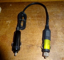 Double Male to Male Cigarette Lighter Plug Extension Cable, Fuse Inside, 12V 5A