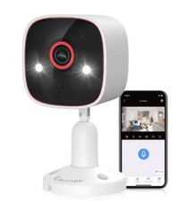 Jennov Outdoor/Indoor Security Cameras 2K HD Wireless WiFi Color Night Vision