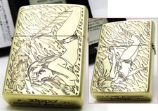 Urusei Yatsura The Return Of Lum Gold Brass Zippo Oil Lighter 2024 MIB