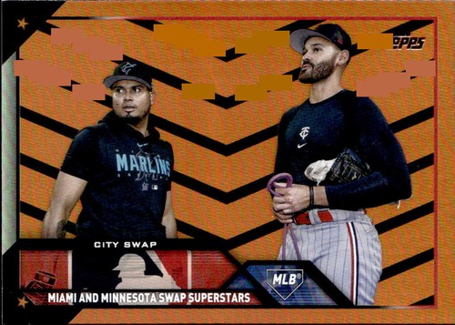 2023 Topps Update Series Orange & Black Foil - Pick Card, Complete Your Set - Picture 25 of 26