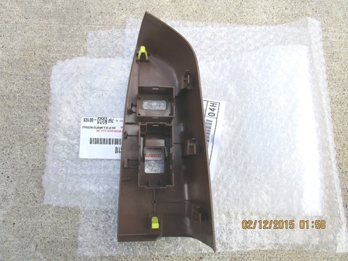 08-16 TOYOTA SEQUOIA PASSENGER SIDE WINDOW SWITCH BEZEL TRIM BROWN WOOD OEM NEW - Picture 2 of 2