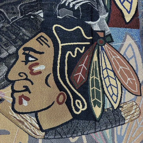 Northwest NHL Chicago Blackhawks Tapestry Throw - Thumbnail 3