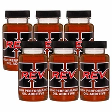 REV X Engine Oil Treatment (6) 4 oz For Powerstroke Cummins Duramax Turbo Diesel