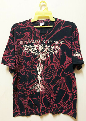 VINTAGE THE STRANGLERS ALL OVER PRINT AOP ROCK POST PUNK TOUR