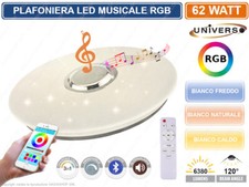 PLAFONIERA LED 3IN1 RGB 62W CIRCOLARE CIELO STELLATO BLUETOOTH ALTOPARLANTE APP