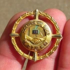 WW2 US MILITARY HOME FRONT War Worker 15 Yr Service Kaiser Shipyard Liberty Pin