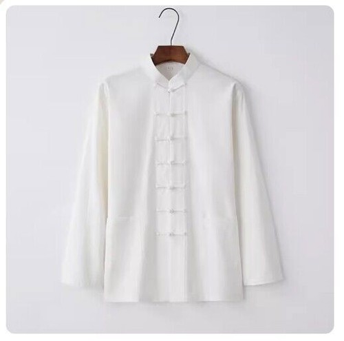 Traditioneller chinesischer Kung Fu Tai Chi Mantel Tang Anzug Uniform Jacke Kleidung für Männer - Bild 9 von 19