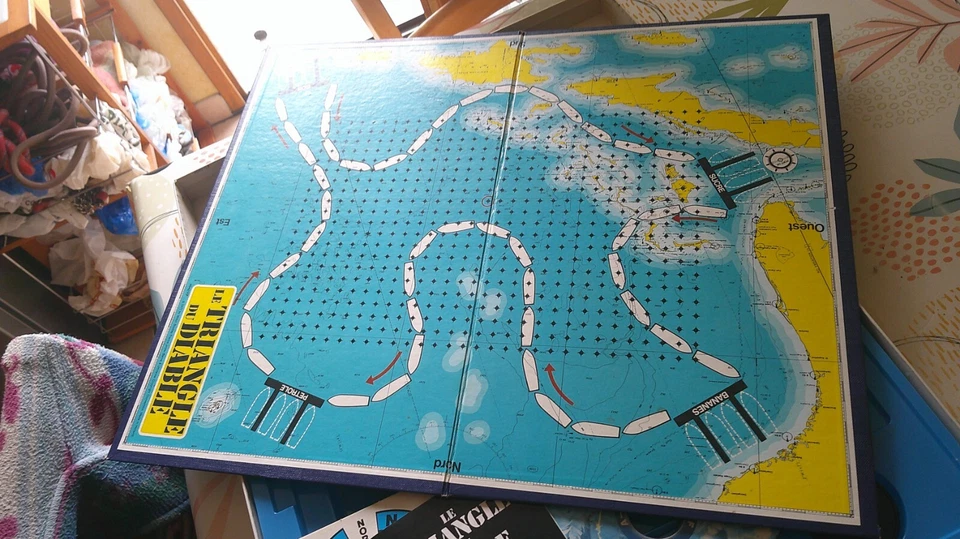 vintage jeu de societe Le Triangle du Diable an 1977 - Photo 3/4