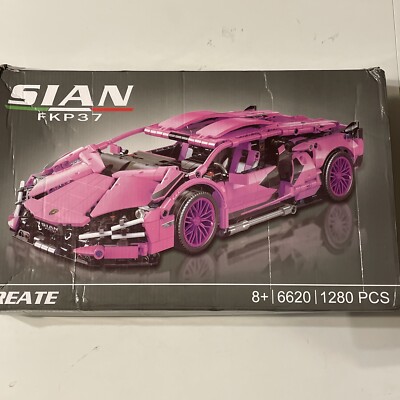 Lamborghini Sian FKP37 Technic Building Toy 1,280PCS