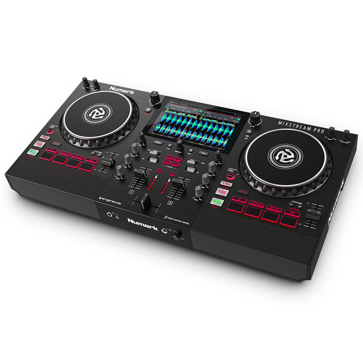 Numark Mixstream Pro DJ Controller with Wi-Fi and Built-in Speakers Numark Mixstream Pro DJ Controller with Wi-Fi and Built-in Speakers