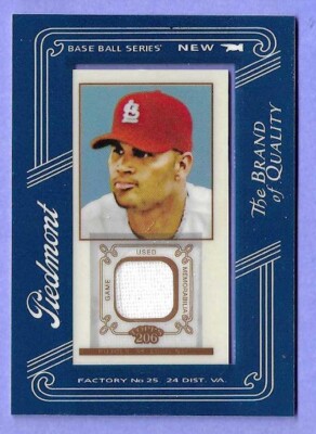2009 Topps 206 Piedmont Albert Pujols Material  Card # FR-4