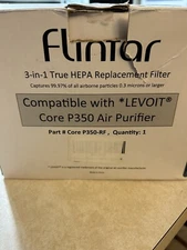 Flintar CORE P350-RF True HEPA Pet Filter 1pk For LEVOIT Core P350 Air Purifier