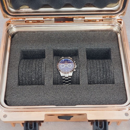 Rare Invicta Watch Model 2902 Tachymetre Limited Edition - 3 Slot Case Rose Gold - Picture 20 of 21