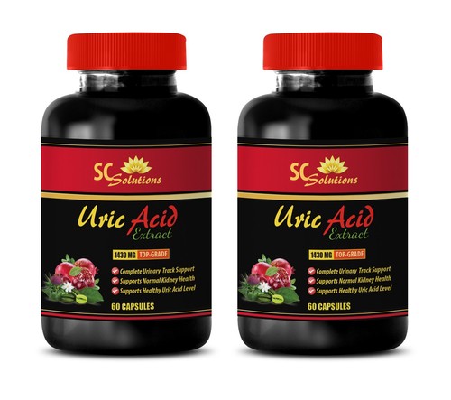 Immune system booster - URIC ACID FORMULA - kidney support vitamins - 2 Bottles