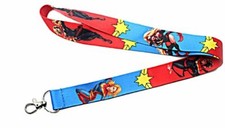 Captain Marvel Superhero ID Holder Lanyard Keychain