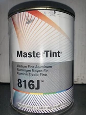 Axalta Dupont Cromax MasterTint 816J Medium Fine Aluminum 1QT FREE SHIPPING