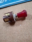 RED LIGHT UP HAZARD INDICATOR SWITCH PORSCHE 356 911 MB VW BUG BMW 6V 12 V NOS