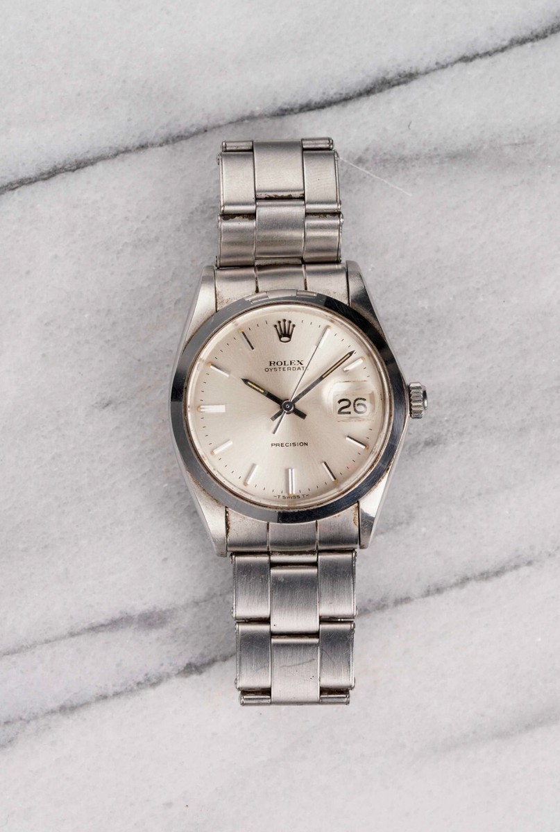 Vintage Rolex Precision Oysterdate 70s Silver Dial Ref 6694 Vintage Rolex Precision Oysterdate 70s Silver Dial Ref 6694