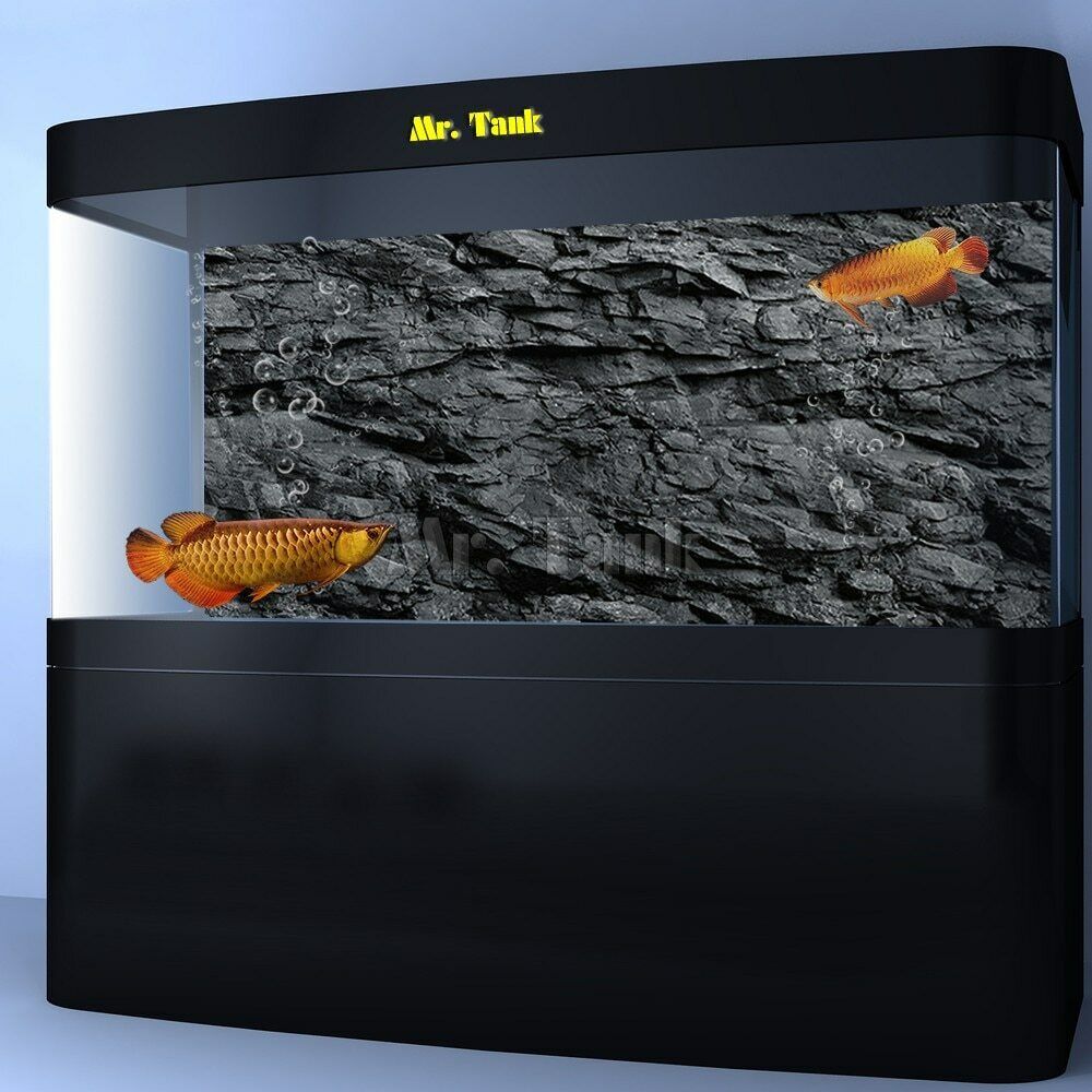 3D Stone Wall Texture Aquarium Background Poster Fish Tank Backdrop Rock  Decors | eBay