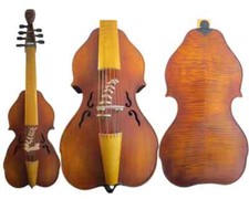 Exceptional Master 14 string 25 1/2" Viola da gamba,Install Frets with 7 bridges