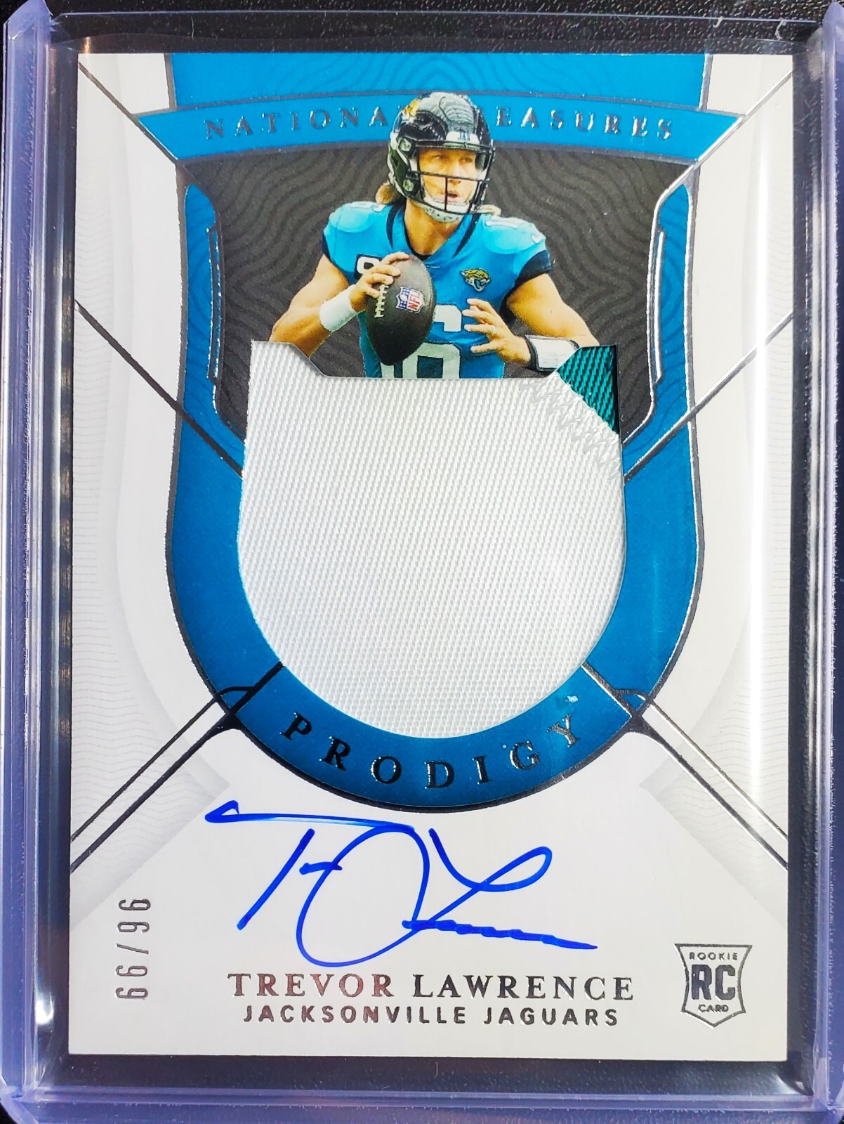 Trevor Lawrence 2021 National Treasures #PPA-TL Prodigy Patch