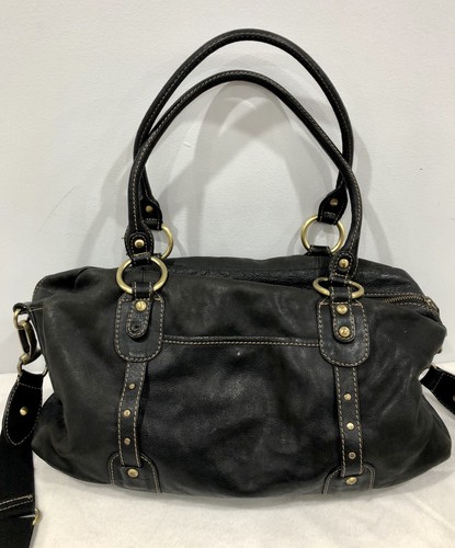 STORKSAK London "ELIZABETH" Black Leather Nappy Diaper Bag *HEAPS Of Storage!* - Picture 7 of 12