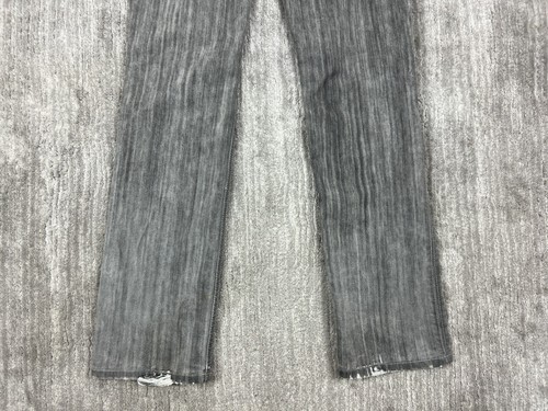 Sizzle Jeans Juniors 9 Gray Denim Sequin Ripped Distressed Straight Leg - Picture 11 of 14