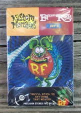 Ed Roth Rat Fink Monster Hot Rod 18 Trading Cards Stickers 1998 Set #1 Sealed
