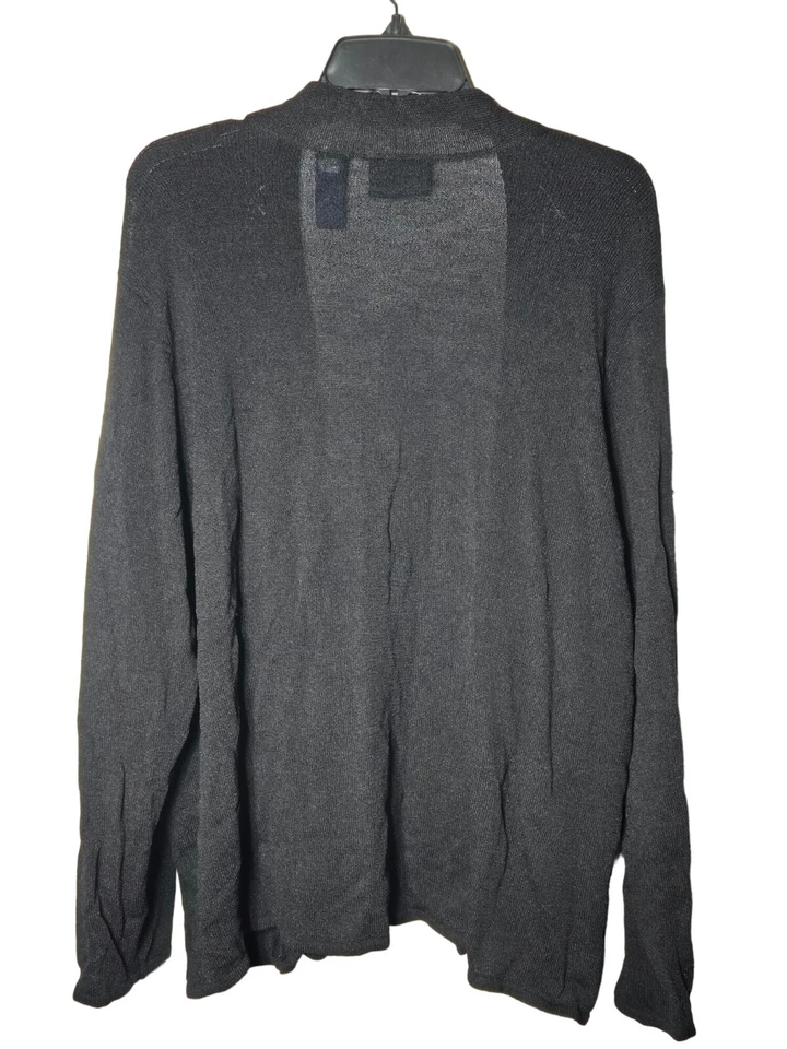 Cárdigan JH Collectibles para mujer floral con cuentas lentejuelas frente abierto talla grande 3X Foto 2 de 4