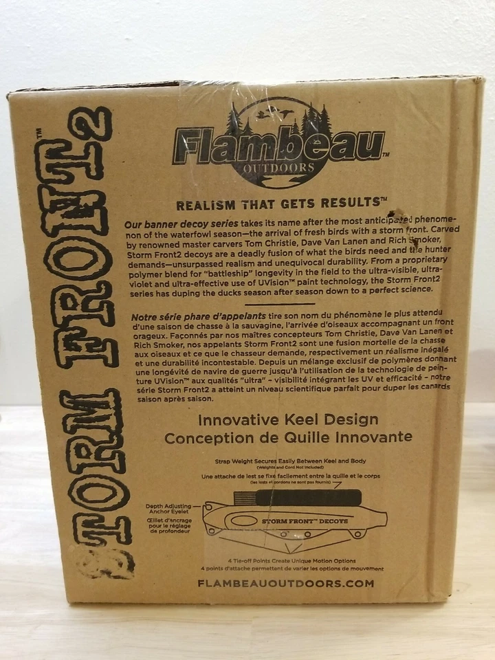 Flambeau Outdoors Storm Front 2 UVision Duck Decoys MALLARD Floaters 6-Pack - Image 4 of 4