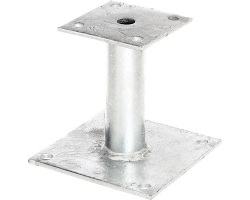 PfostenträGer Zum Aufschrauben Ø 42 Mm 150 X 150 Mm Feuerverzinkt-image