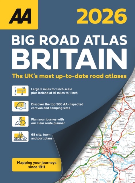 AA Big Road Atlas Britain 2026 SPIRAL-BOUND 9780749584337