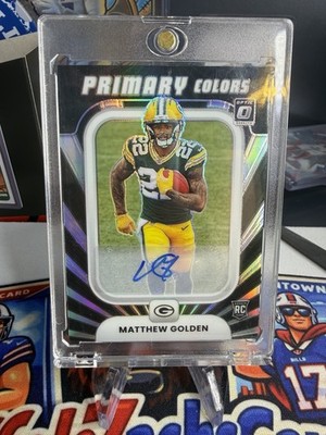 Panini Donruss Optic 2025 Matthew Golden Green Bay Packers #14 Auto /199 RC