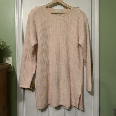 VTG Express Tricot Cable Knit Sweater Womens Large Angora Wool 90s Y2K Old Money