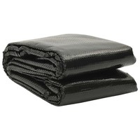 Poolabdeckung Schwarz 450X220 Cm PE