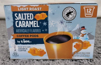 #ad ​Lidl Salted Caramel Coffee Pods Keurig K Cup Compatible Light Roast 12 Count... $14.99