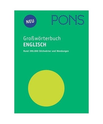 PONS Grosswörterbuch Englisch: Englisch-Deutsch /Deutsch-Englisch: Englisch-Deu