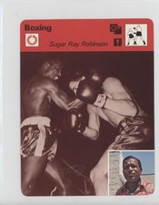1977-79 Sportscasters Series 07 Lausanne A Sugar Ray Robinson #07-19 0r5w
