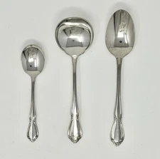 Oneida Chateau 3 Piece Hostess Set Quality Stainless