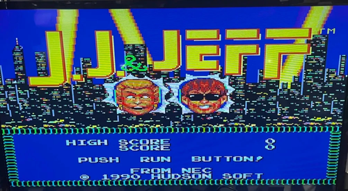 Tested & Working!! JJ & Jeff - Complete w/ Manual & Sleeve - Turbografx 16 - Picture 3 of 3