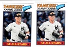 Aaron Judge 2026 Topps Heritage Baseball Chrome 2 Card Lot