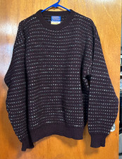 Vintage Men's Pendleton LOBO Virgin Wool Pullover Brownish Sweater. Size LG