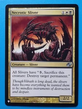 MTG 1x Necrotic Sliver NM The List - Planar Chaos (multi available) Magic