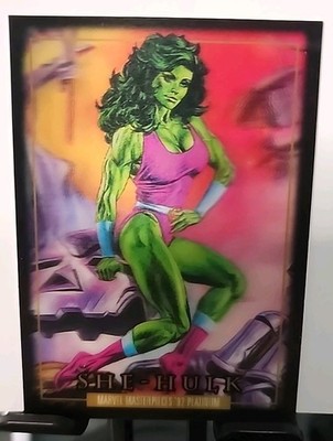 2024 1992 Marvel Masterpieces Platinum Lenticular #82  She Hulk